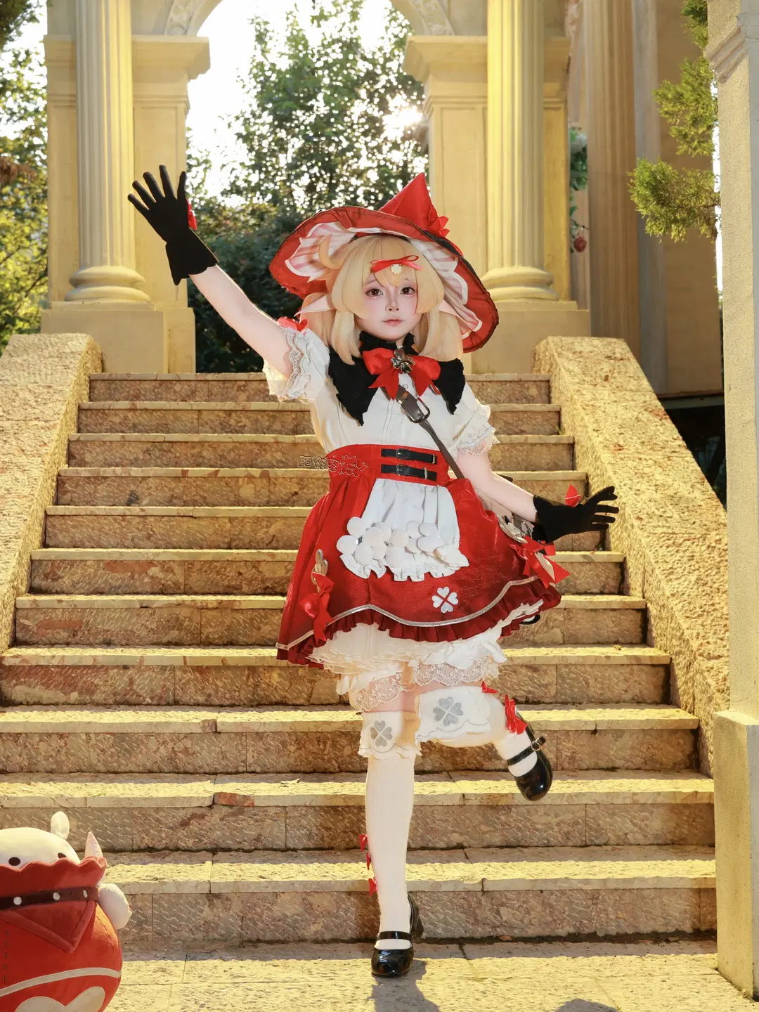 二次元, クレー コスプレ, ロリータ風, ストッキング, マジカルウィッチ