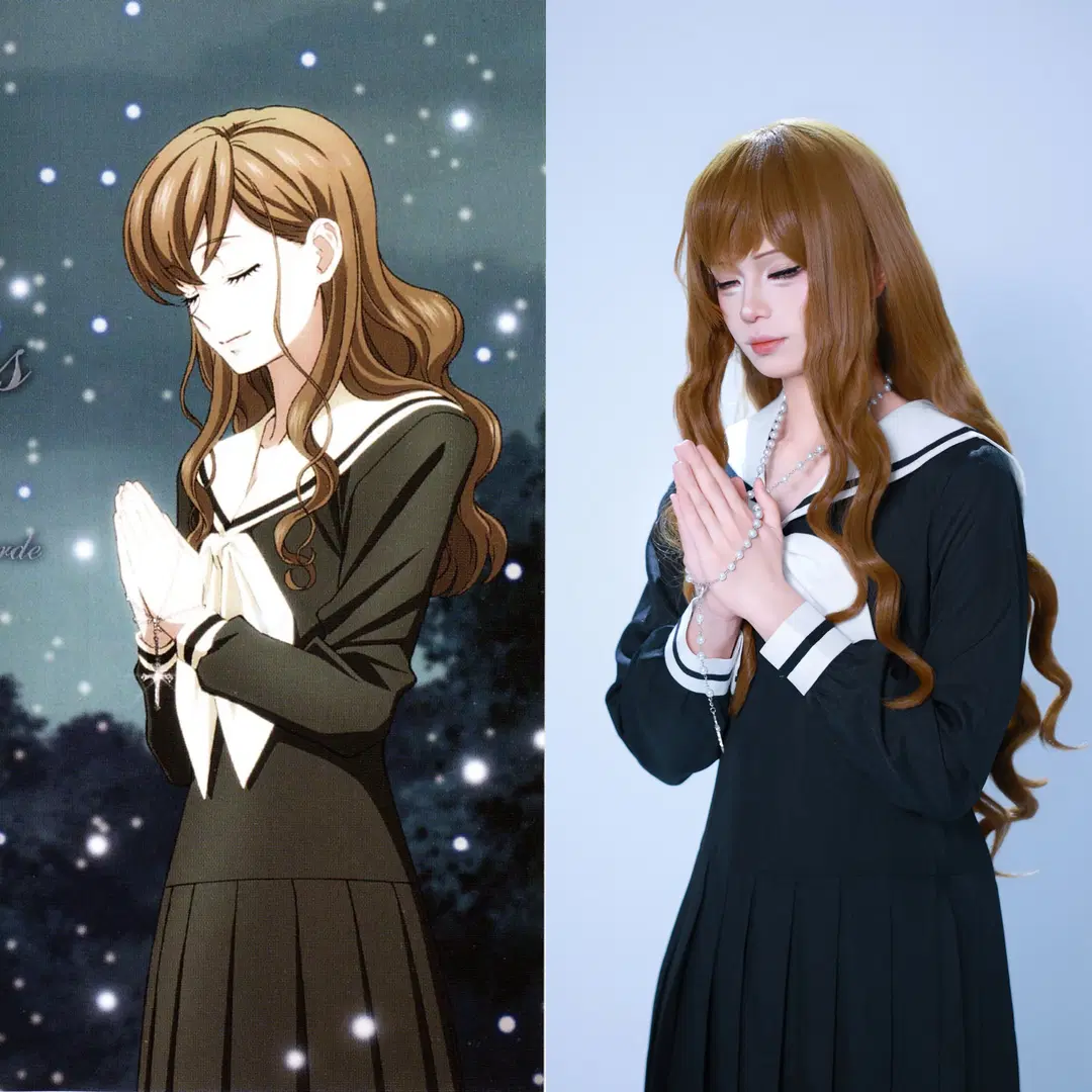 【藤堂志摩子cos】还原圣母在上里的优雅学姐 - 十雨 - 第2张