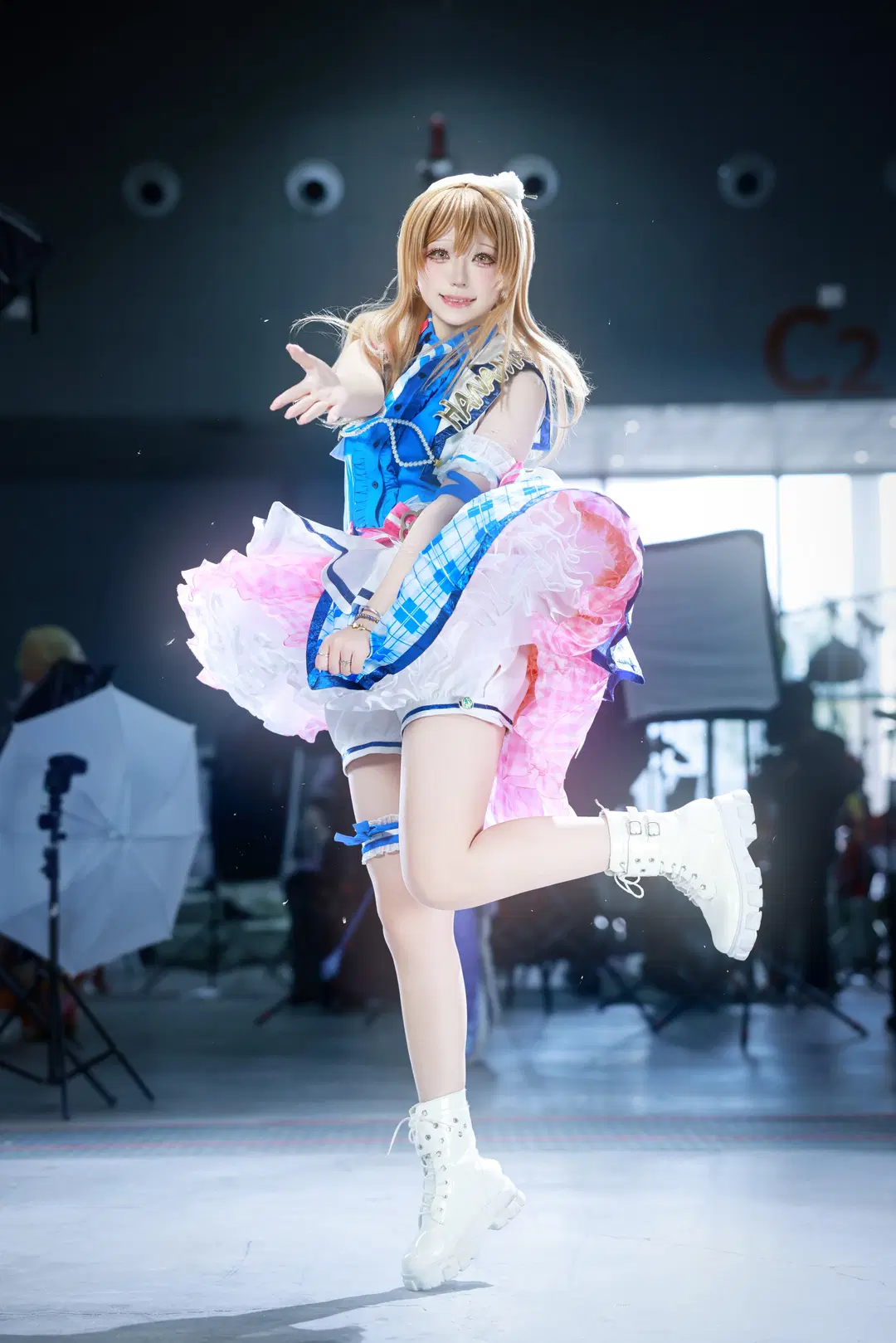 漫展场照, lovelive, 西安梦乡漫展, 国木田花丸cos, aqours