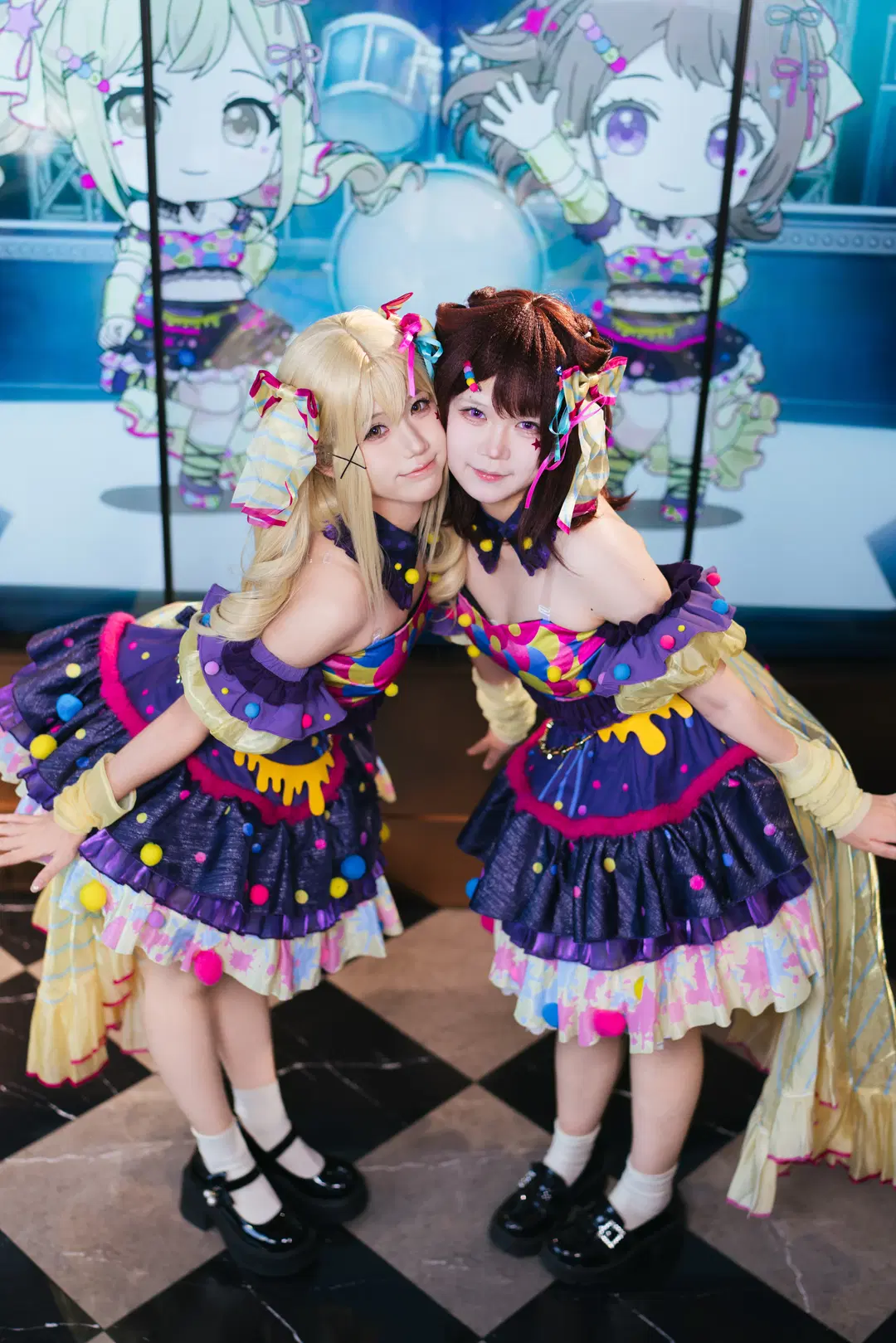 双人cos, Bang Dream, 户山香澄cos, 打歌服, 市谷有咲cos