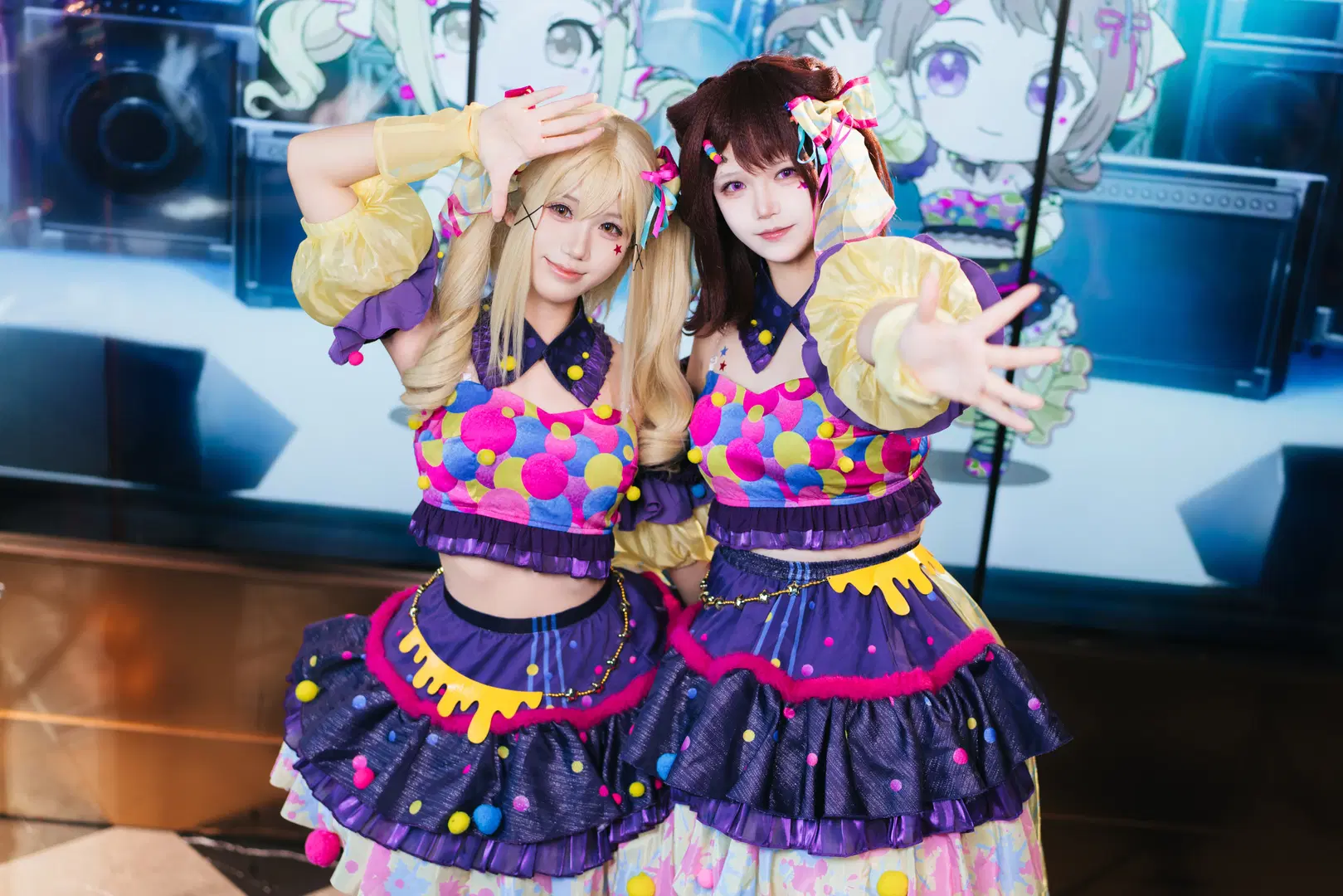 二次元cosplay, 户山香澄cos, BanG Dream!, 市谷有咲cos, 打歌服cos