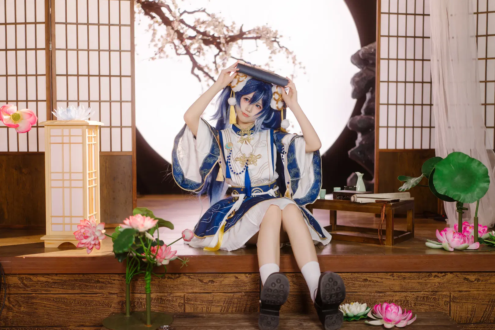 [Iuno cosplay] Wuthering Waves Iuno Daoxiang Village full moon scene photoshoot share by Kuzi - Image 2