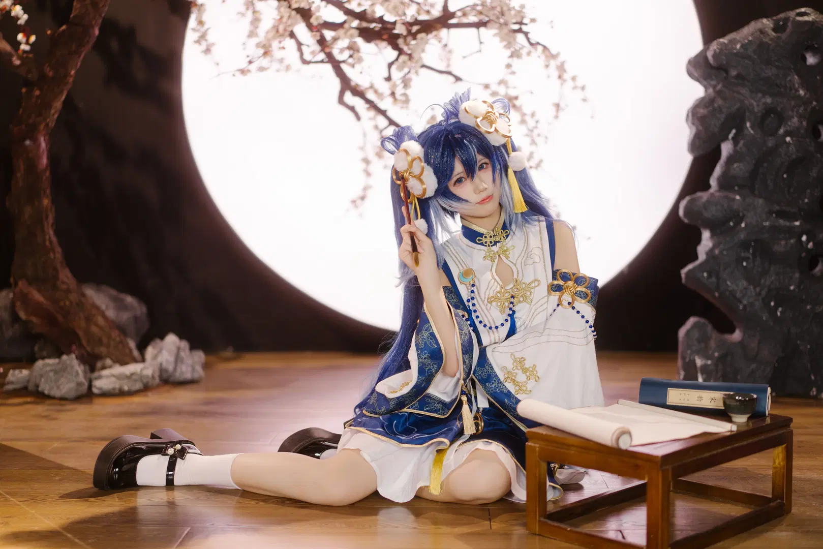 [Iuno cosplay] Wuthering Waves Iuno Daoxiang Village full moon scene photoshoot share by Kuzi - Image 4