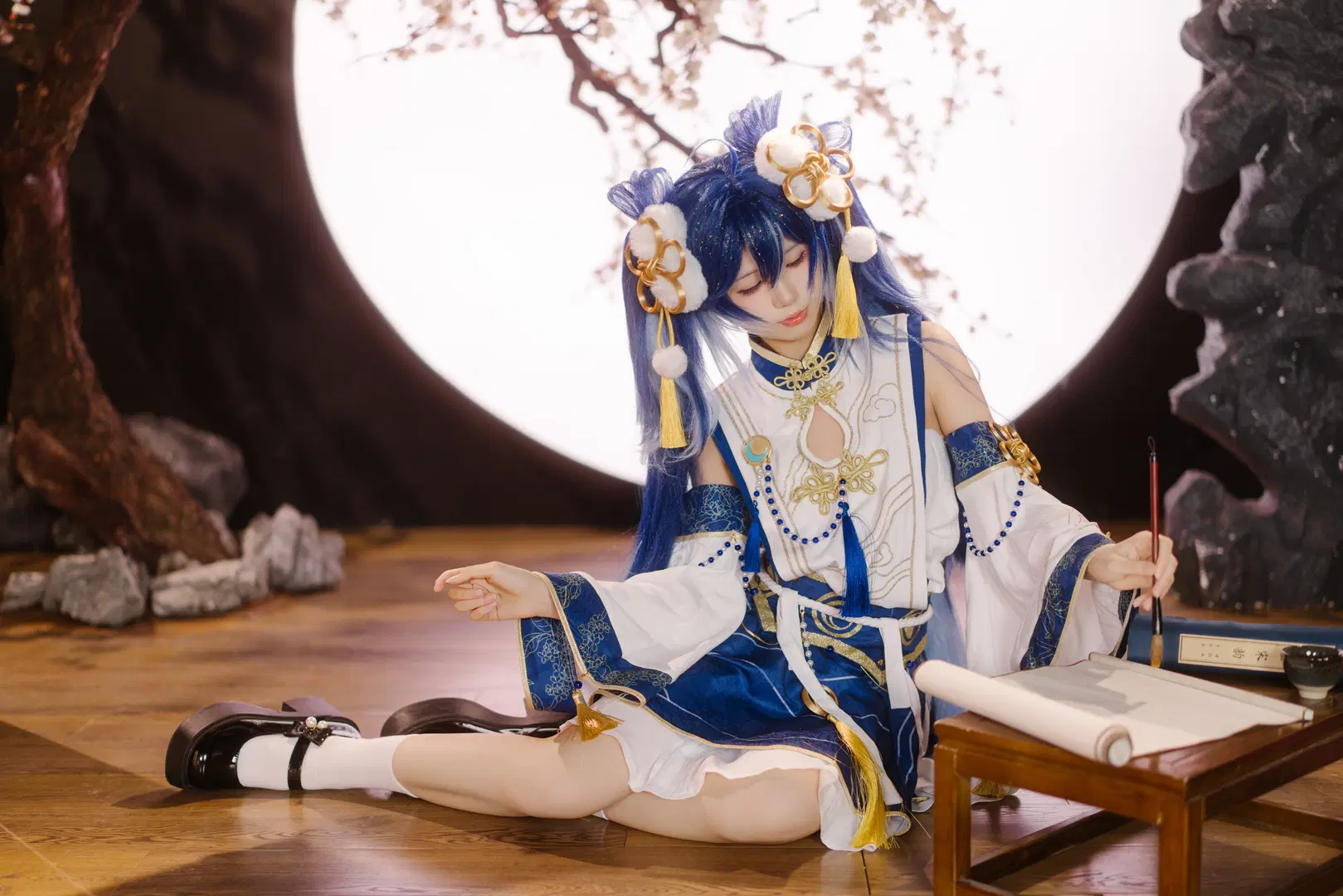 [Iuno cosplay] Wuthering Waves Iuno Daoxiang Village full moon scene photoshoot share by Kuzi - Image 5