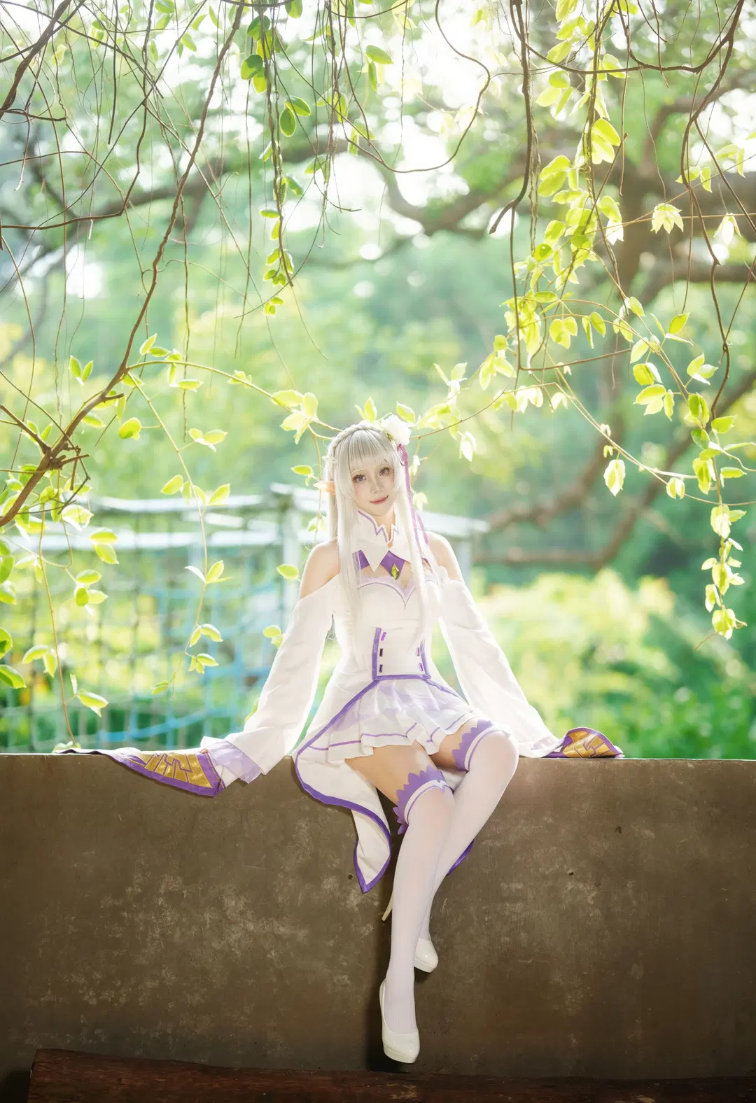 【爱蜜莉雅cos】Re:从零开始的异世界生活森林写真 - 桐生kiryu - 第8张