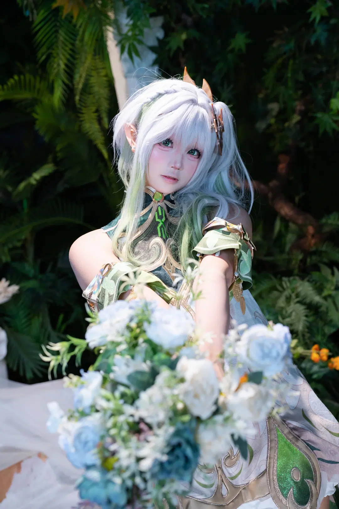 [Nahida Cosplay] Genshin Impact: The Dendro Archon Longing for Mortal Life by 洛会像欧皇一样幸运 - Image 3