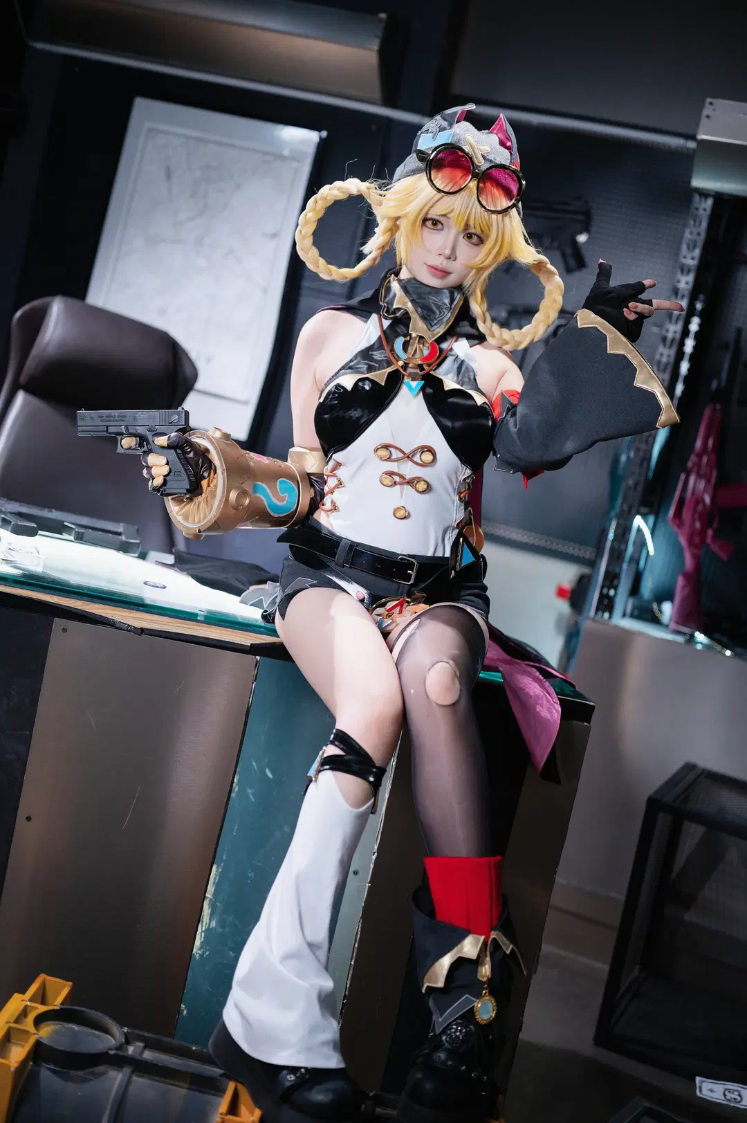 Genshin Impact, Stockings, Jahoda cosplay