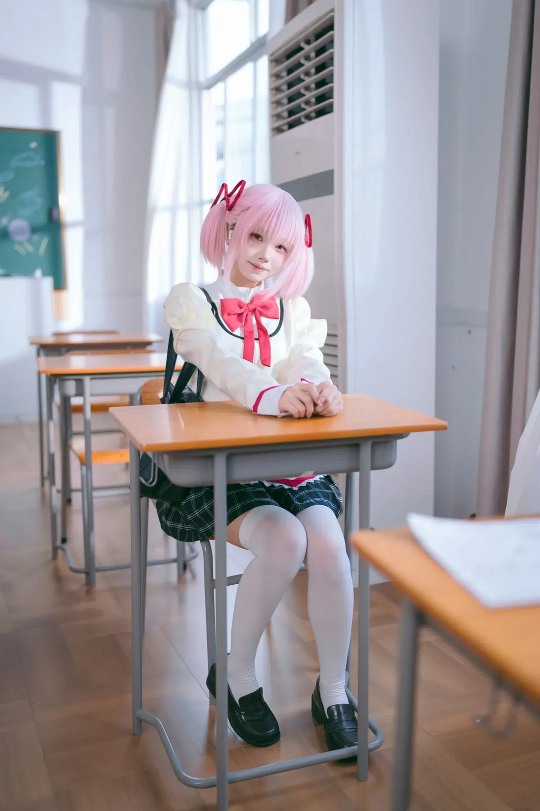 【鹿目まどか コスプレ】『魔法少女まどか☆マギカ』、教室で二次元を現実に変える魔法 - Mr_DDSS - 10枚目