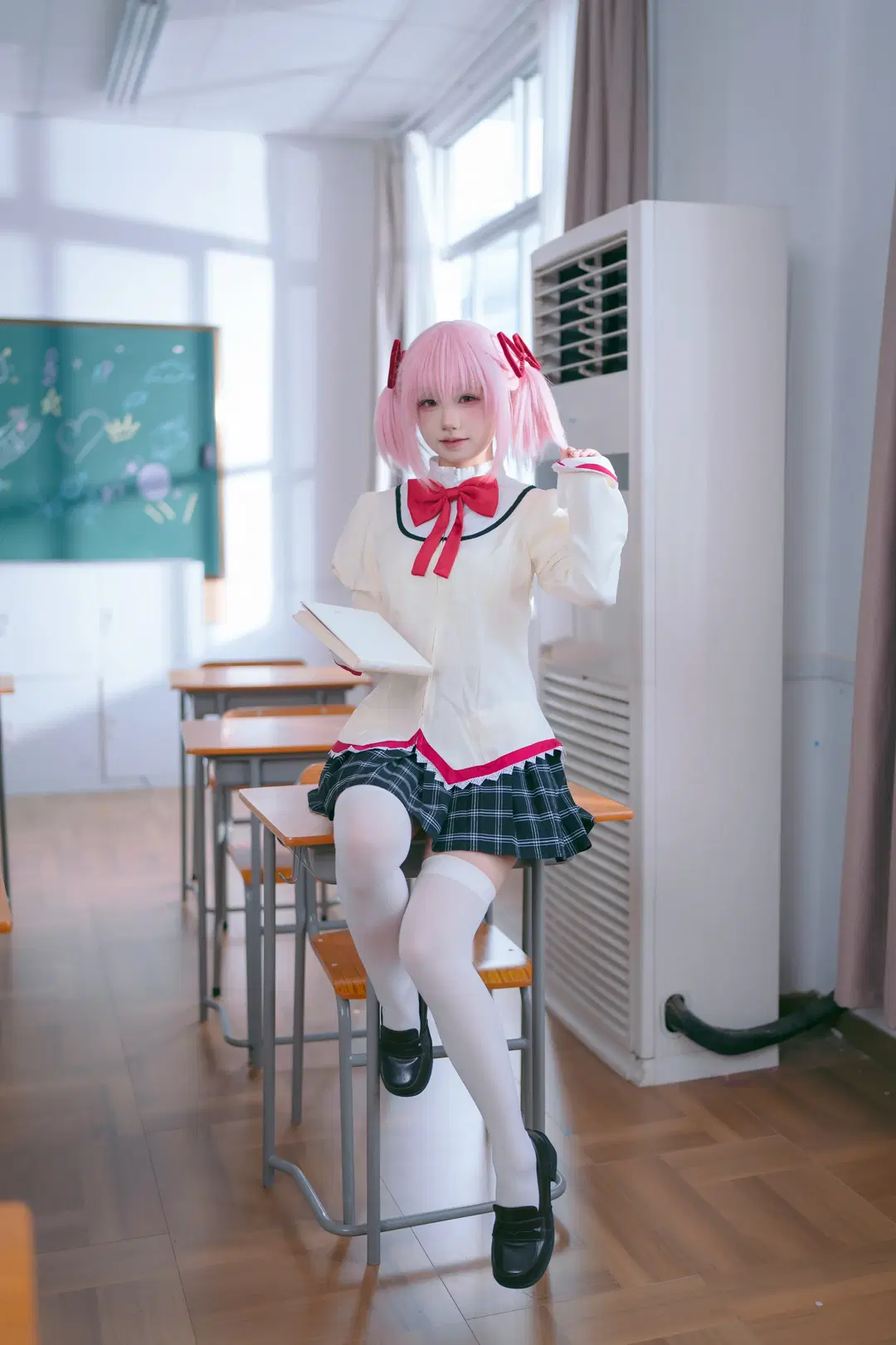 【鹿目まどか コスプレ】『魔法少女まどか☆マギカ』、教室で二次元を現実に変える魔法 - Mr_DDSS - 3枚目