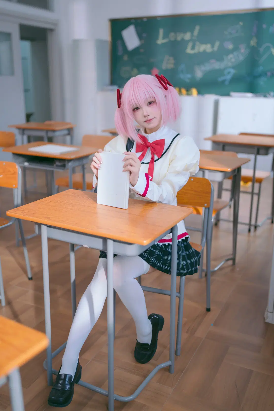 【鹿目まどか コスプレ】『魔法少女まどか☆マギカ』、教室で二次元を現実に変える魔法 - Mr_DDSS - 9枚目