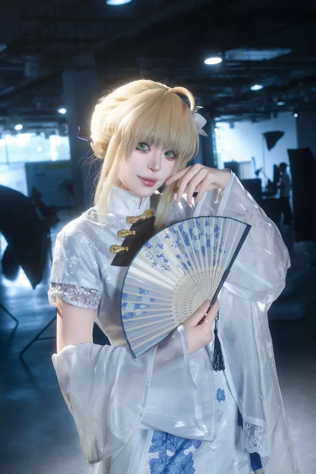 【saber cos】Fate四周年旗袍漫展场照 - 御油佳佳子📷（困困社畜版） - 第2张