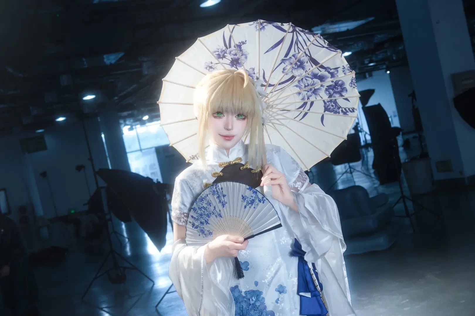 【saber cos】Fate四周年旗袍漫展场照 - 御油佳佳子📷（困困社畜版） - 第4张
