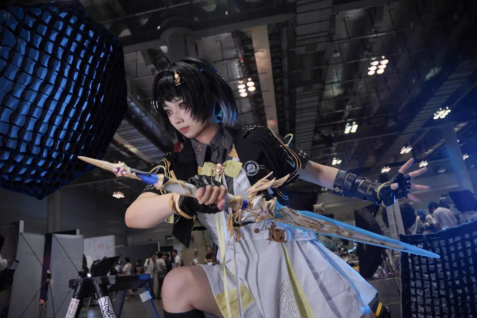 鳴潮, 漫展場照, 二次元cosplay, 漂泊者cos, 遊戲角色攝影