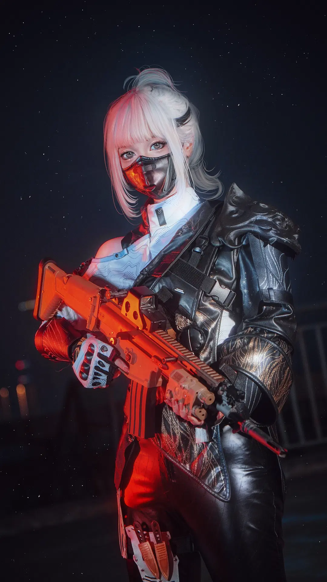 【麦晓雯cos】三角洲行动战术少女的夜景记录 - 小其 - 第2张