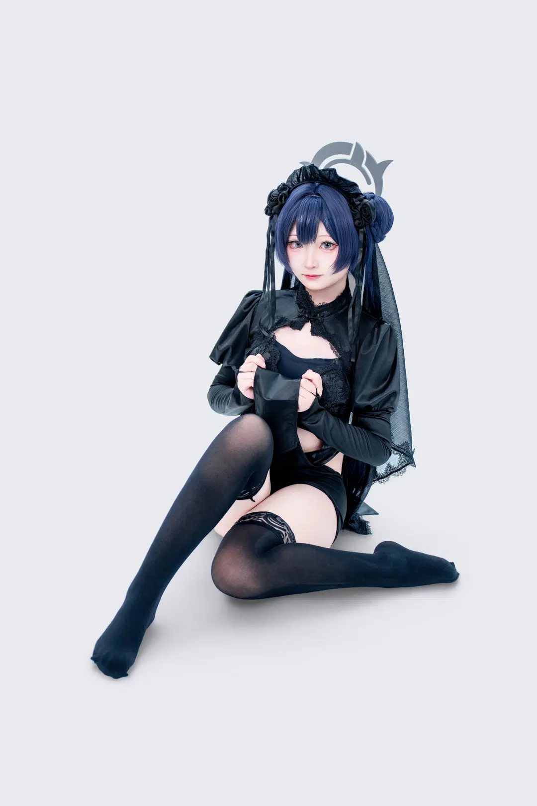 【妃咲cos】蔚蓝档案 暗黑哥特风新衣展示 - 茜冉XiRan. - 第3张