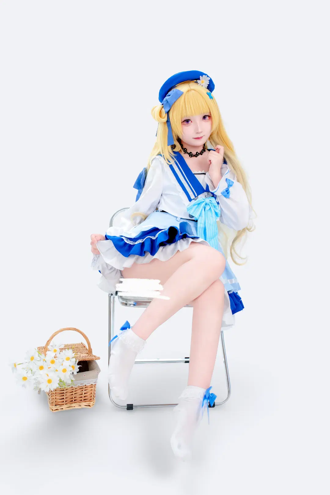 【菲比cos】鸣潮里的蓝色水手服太可爱了 - 茜冉XiRan. - 第3张
