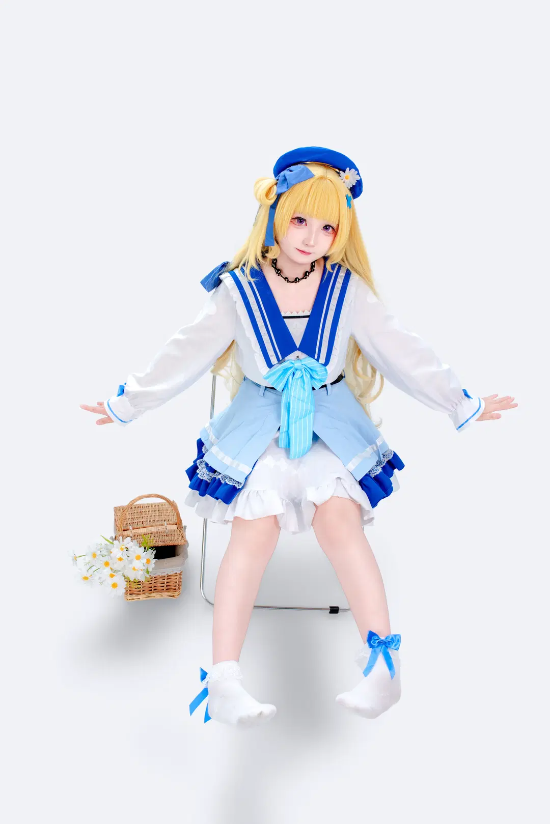 【菲比cos】鸣潮里的蓝色水手服太可爱了 - 茜冉XiRan. - 第5张