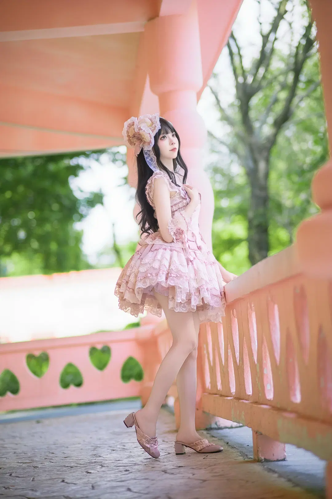 游园会里的Lolita洋装 粉色小蛋糕拍摄记录 - Shiro - 第2张