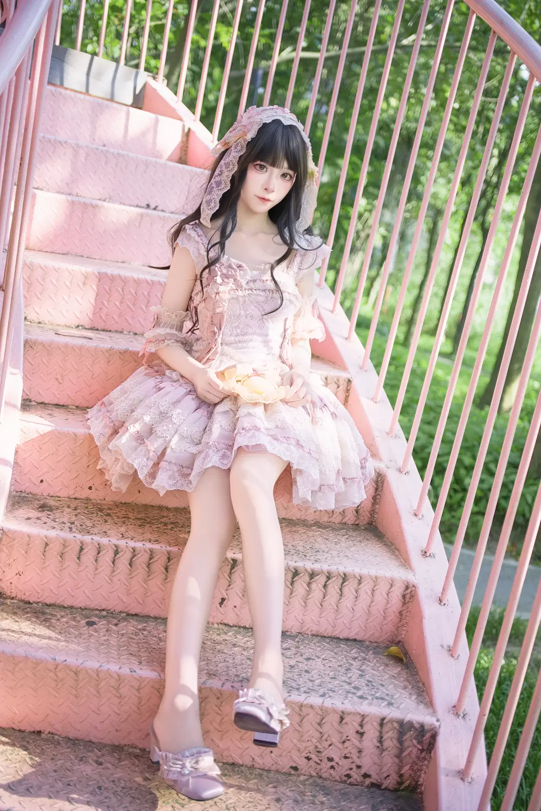 游园会里的Lolita洋装 粉色小蛋糕拍摄记录 - Shiro - 第3张
