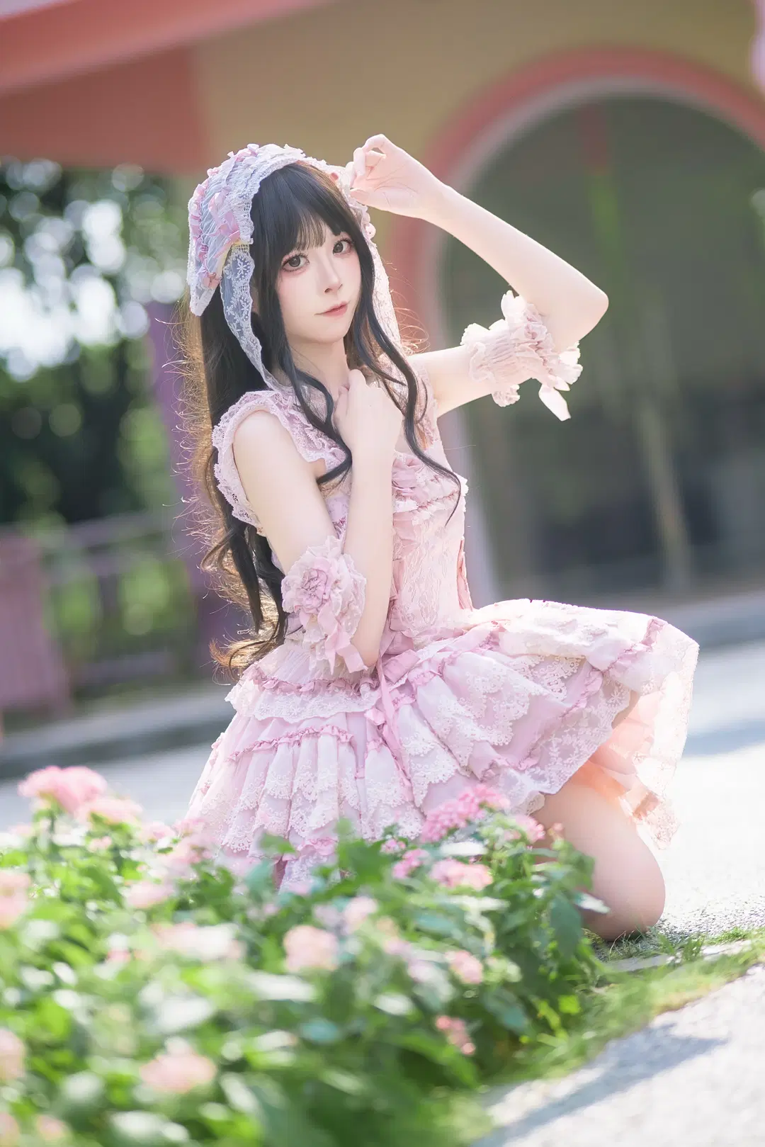 游园会里的Lolita洋装 粉色小蛋糕拍摄记录 - Shiro - 第4张