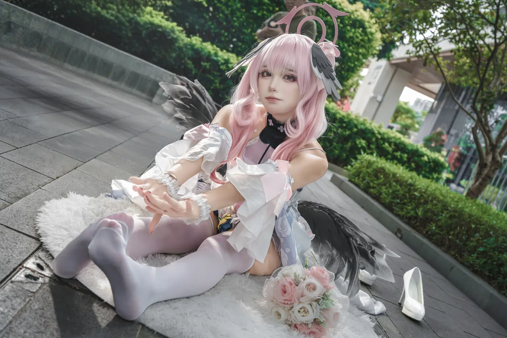 【下江コハル コスプレ】『ブルーアーカイブ』花嫁姿の本番写真 - Shiro - 2枚目