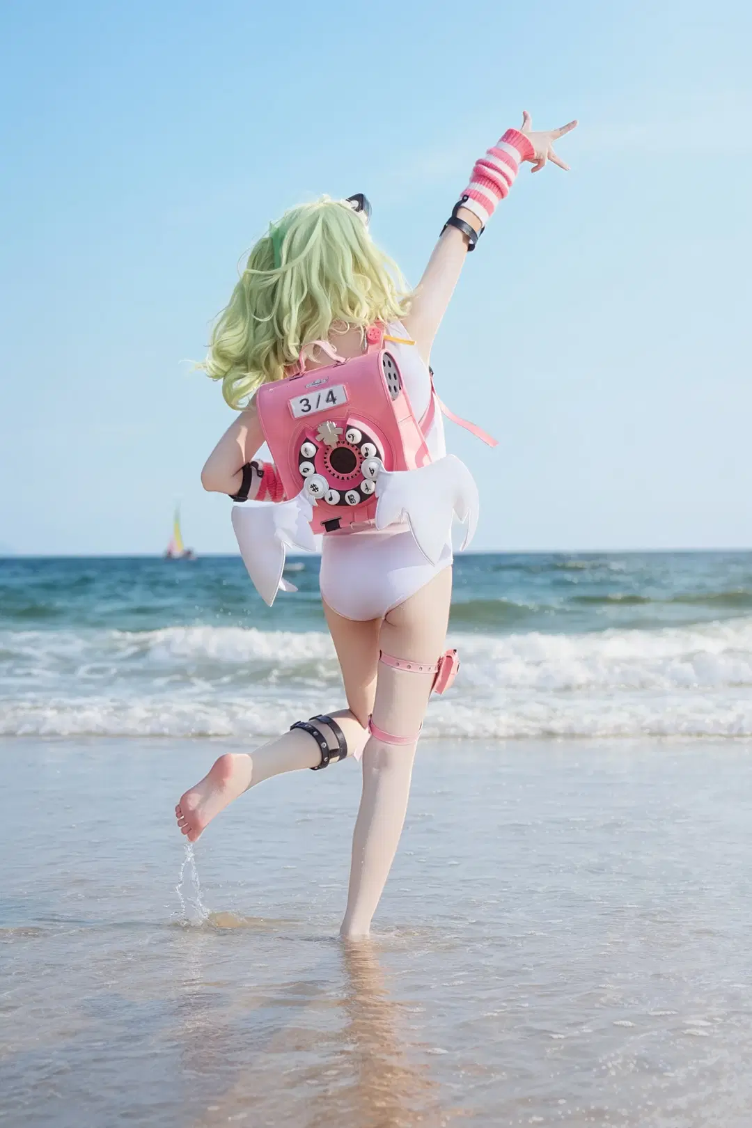 绝区零, cosplay, 千夏cos, 死库水, 海边沙滩