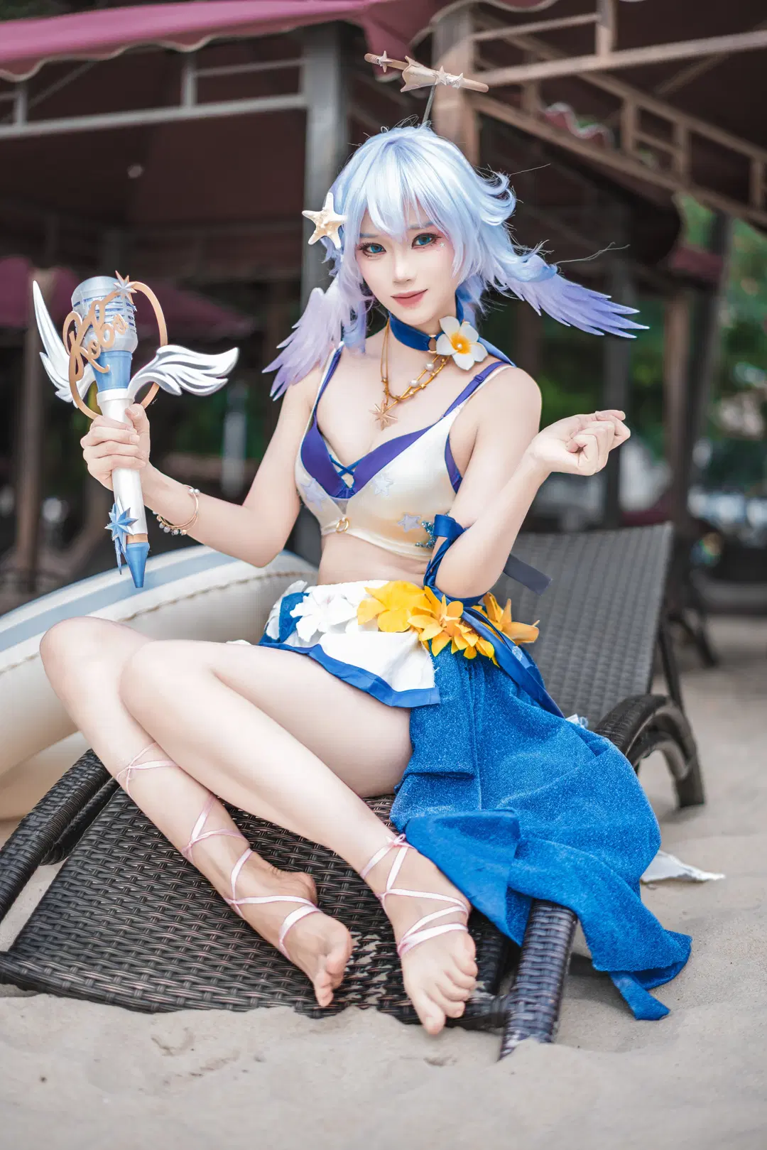 [Robin cosplay] Honkai: Star Rail Beach Fun Moments