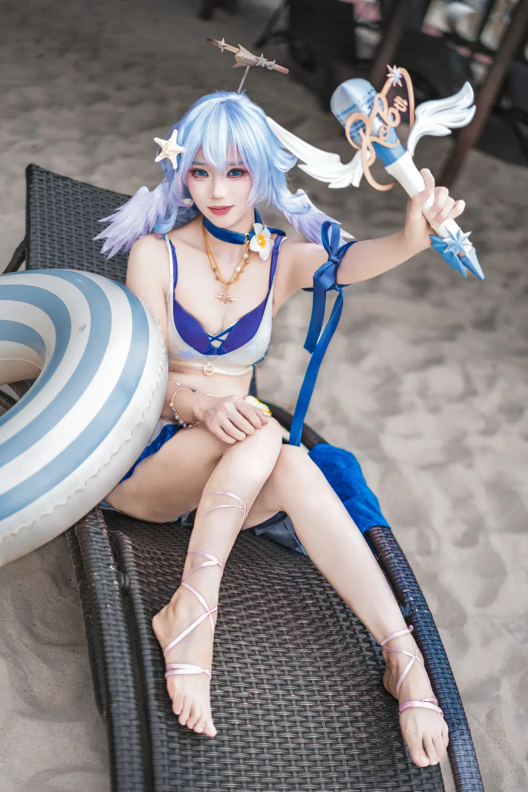 [Robin cosplay] Honkai: Star Rail Beach Fun Moments by Shiro - Image 2
