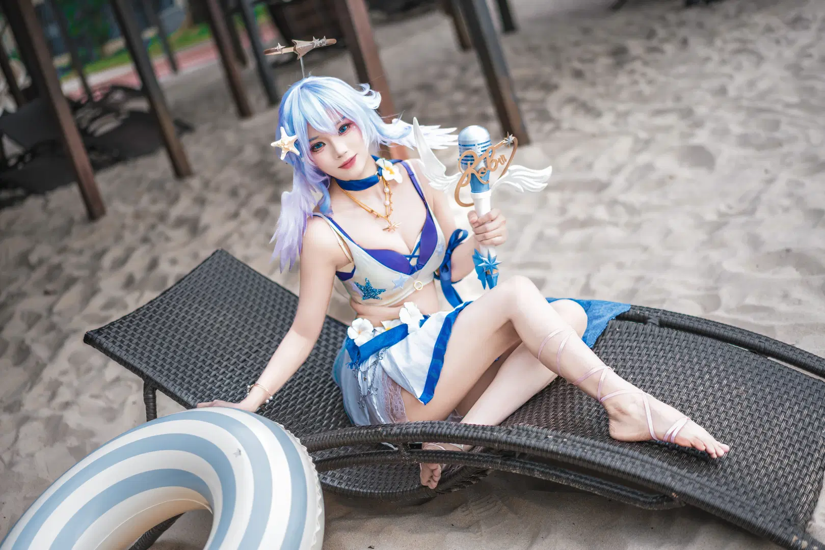 [Robin cosplay] Honkai: Star Rail Beach Fun Moments by Shiro - Image 5