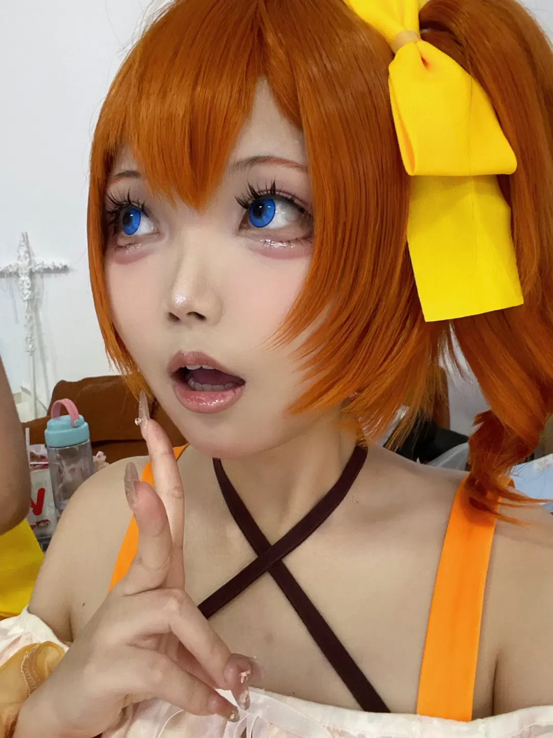 【高坂穗乃果cos】来给生活比个耶，果皇的新水着挑战 - 伍伍伍师傅（名字重置版 - 第2张