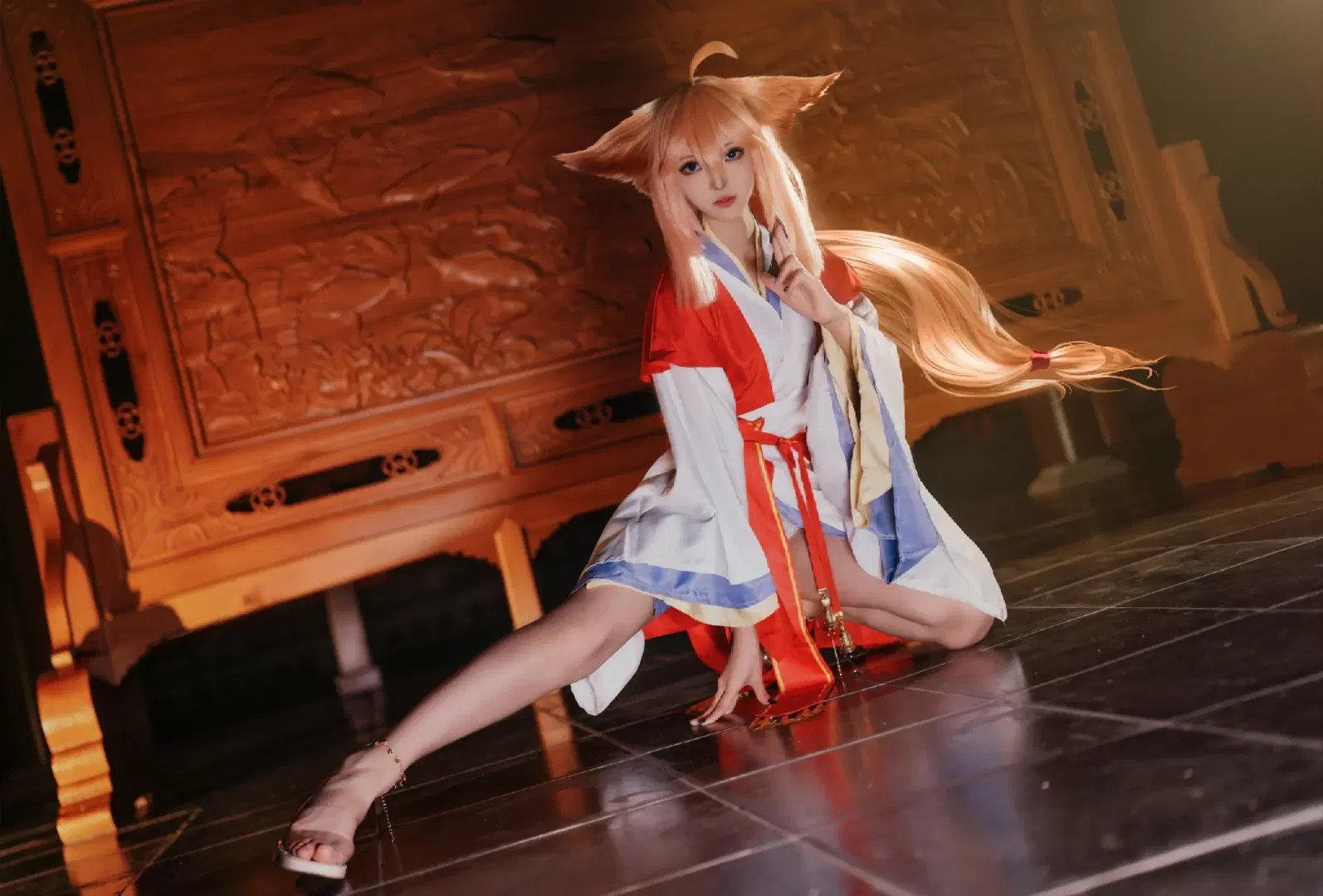 二次元摄影, 古风cosplay, 涂山红红cos, 狐妖小红娘, 狐妖cos