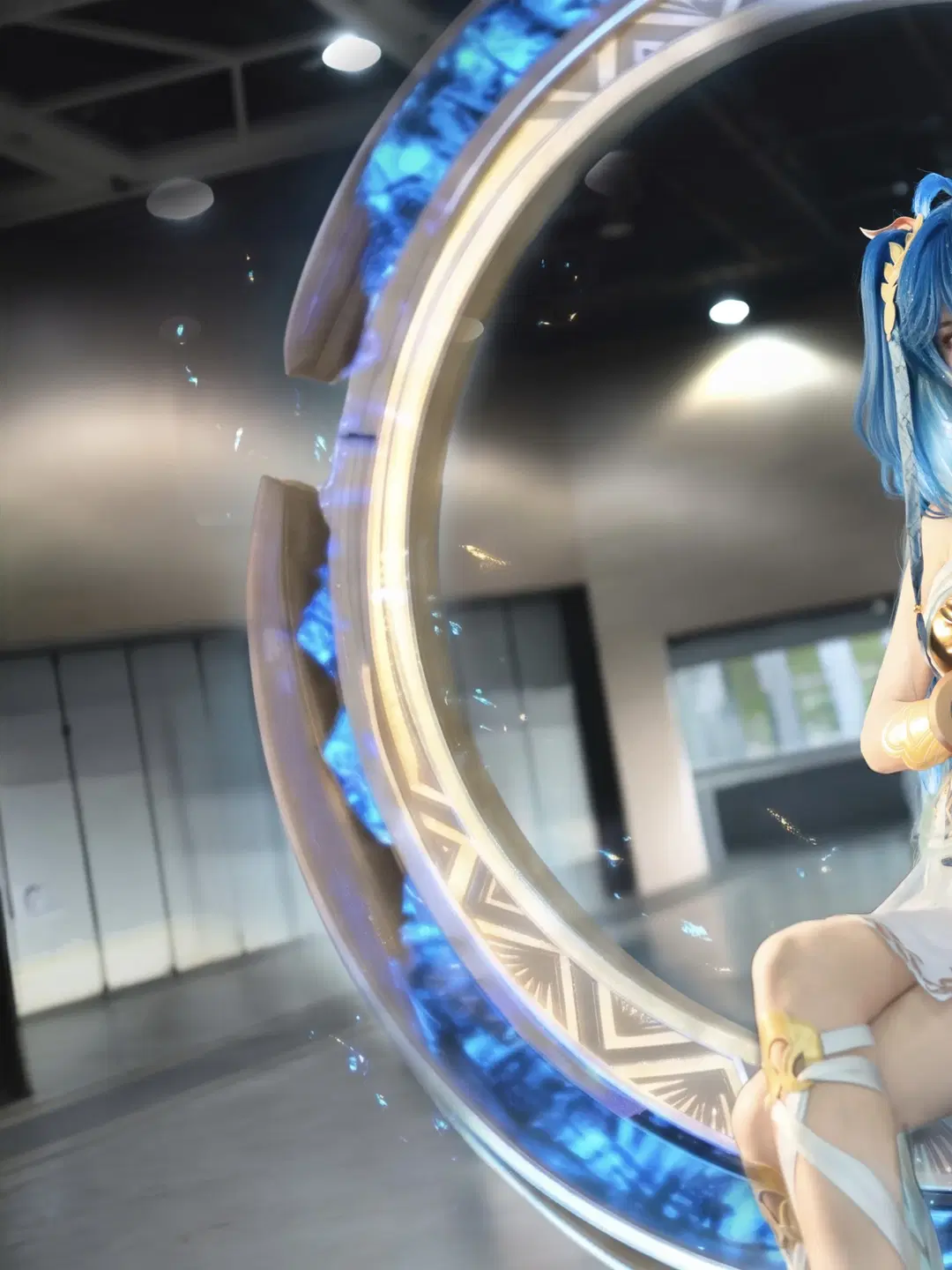 【イベント写真】即席撮影の速報、ネオングリーンコーデとハイニーポーズで切り取る躍動の瞬間 - 行云 - 4枚目