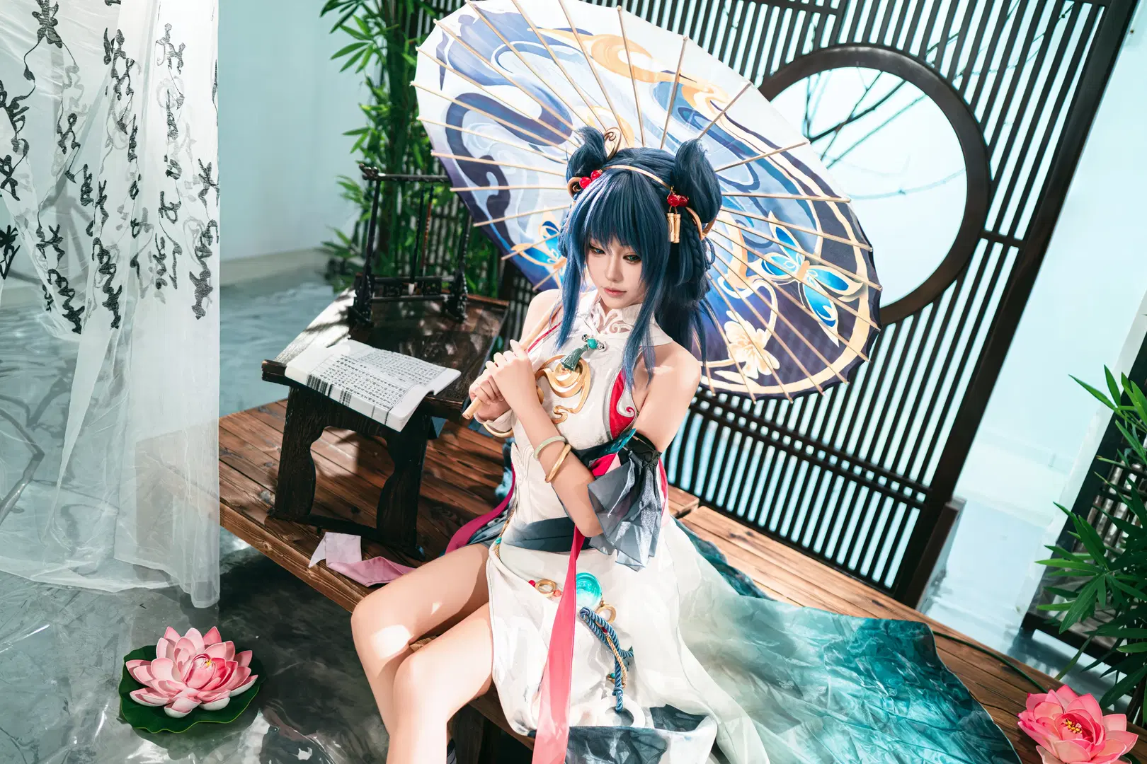 [Gongsun Li Cosplay] Li Hen Yan ink-wash Jiangnan style photoshoot record by 行云 - Image 3