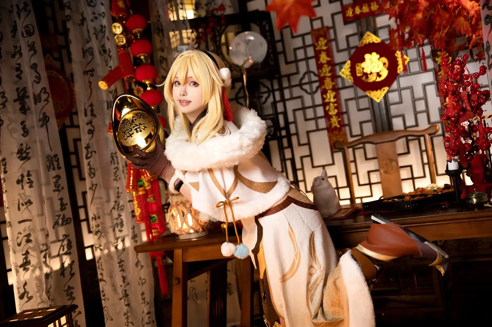 【旅行者荧cos】原神的新年祈福，新的一年继续一起旅行 - 符吕子 - 第5张
