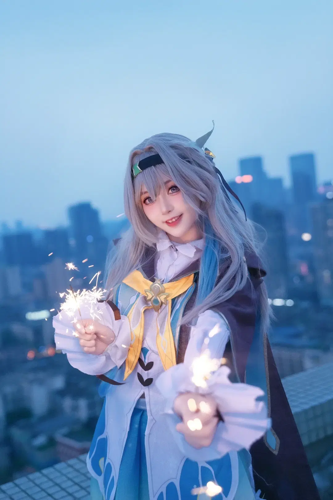 【流萤cos】崩坏星穹铁道的天台烟火 - 符吕子 - 第3张