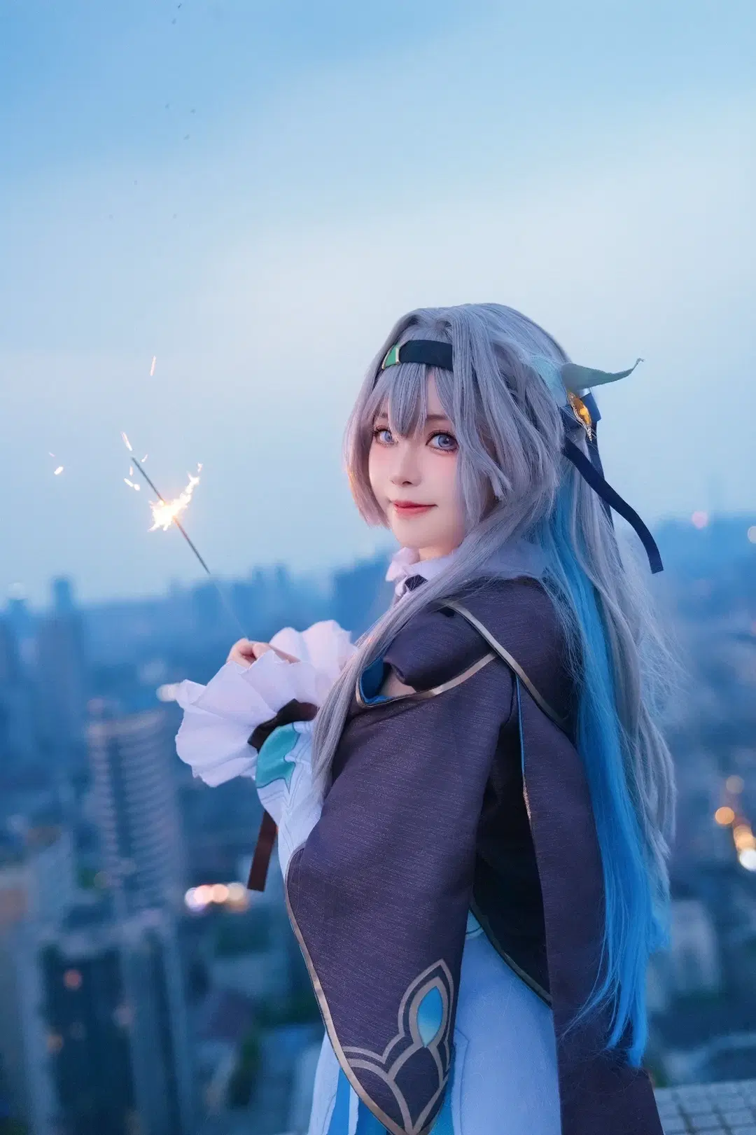 【流萤cos】崩坏星穹铁道的天台烟火 - 符吕子 - 第5张
