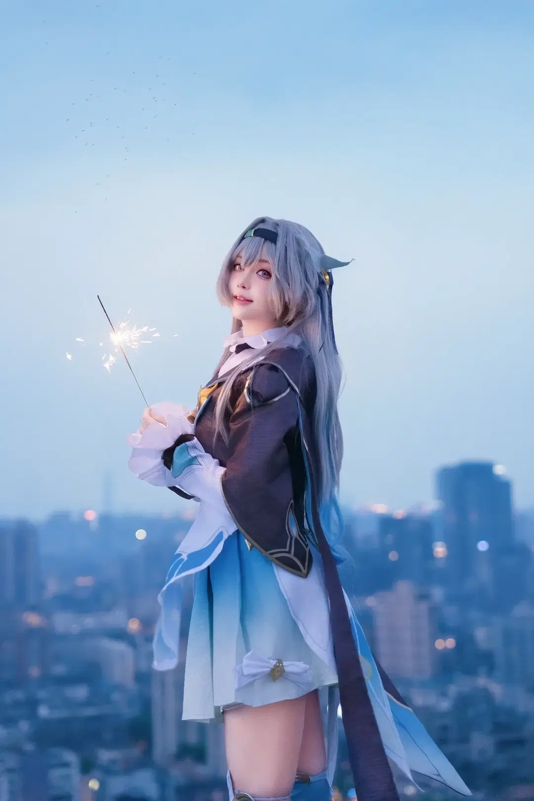 【流萤cos】崩坏星穹铁道的天台烟火