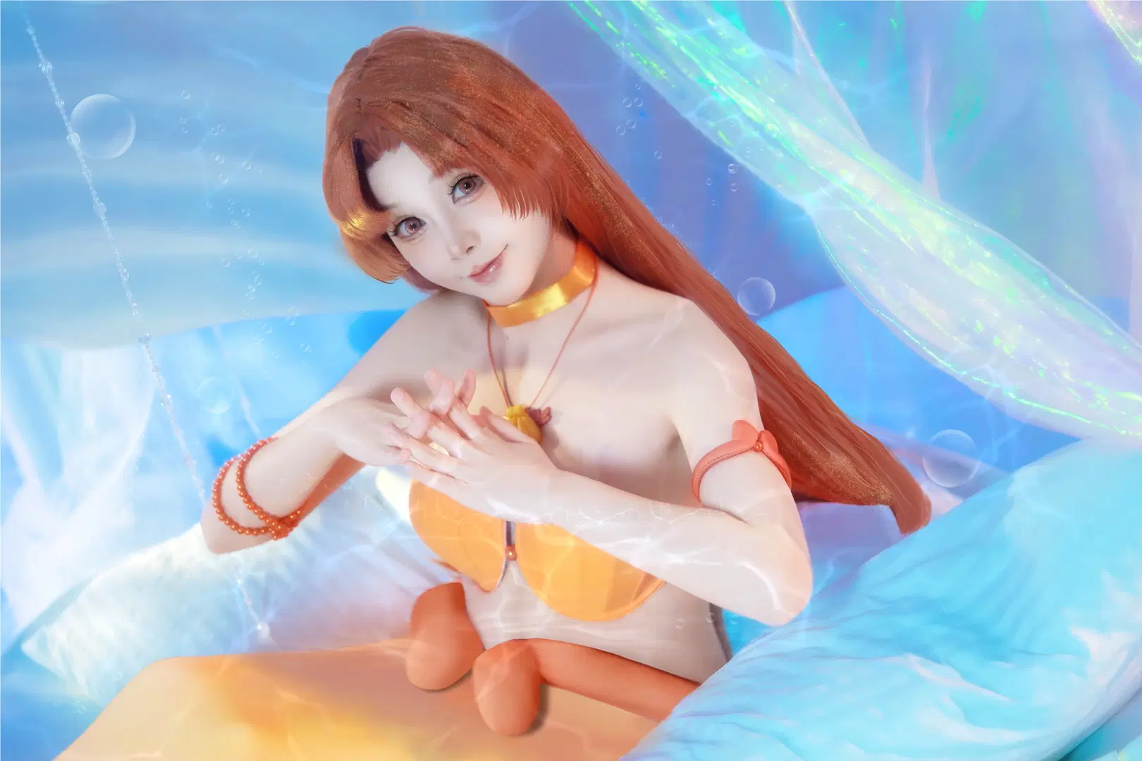 【织本星罗cos】人鱼的旋律 真珠美人鱼 - 符吕子 - 第2张