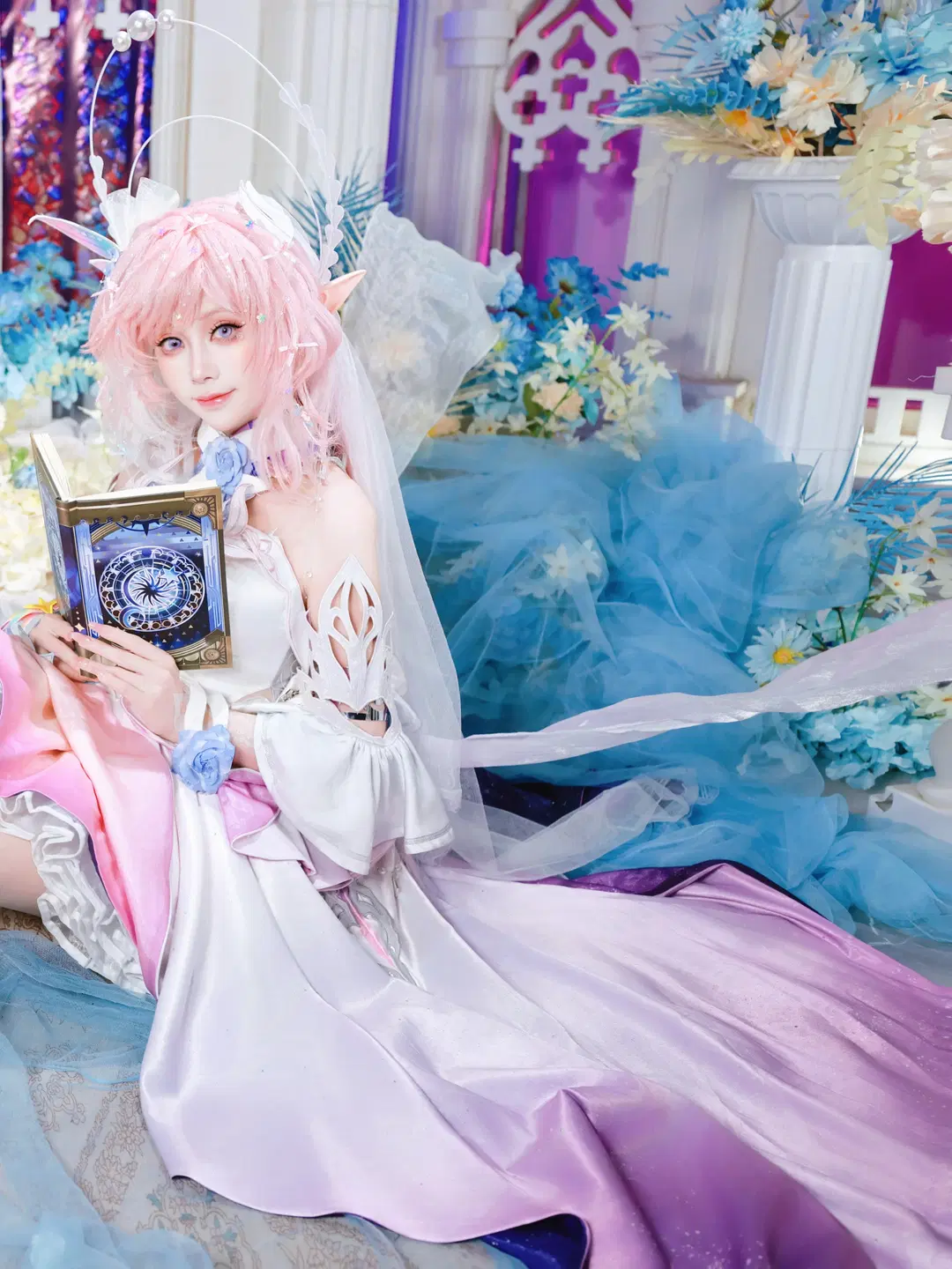【昔漣cos】崩壞星穹鐵道 浪漫花海與魔法書的視覺呈現 - 符吕子 - 第2張