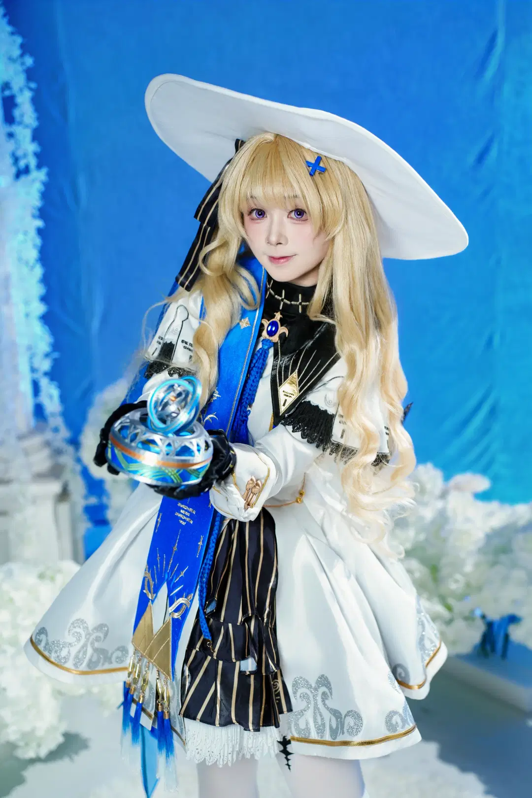 【菲比cos】鳴潮魔法少女菲比的鳥頭杖與白絲體驗 - 符吕子 - 第5張