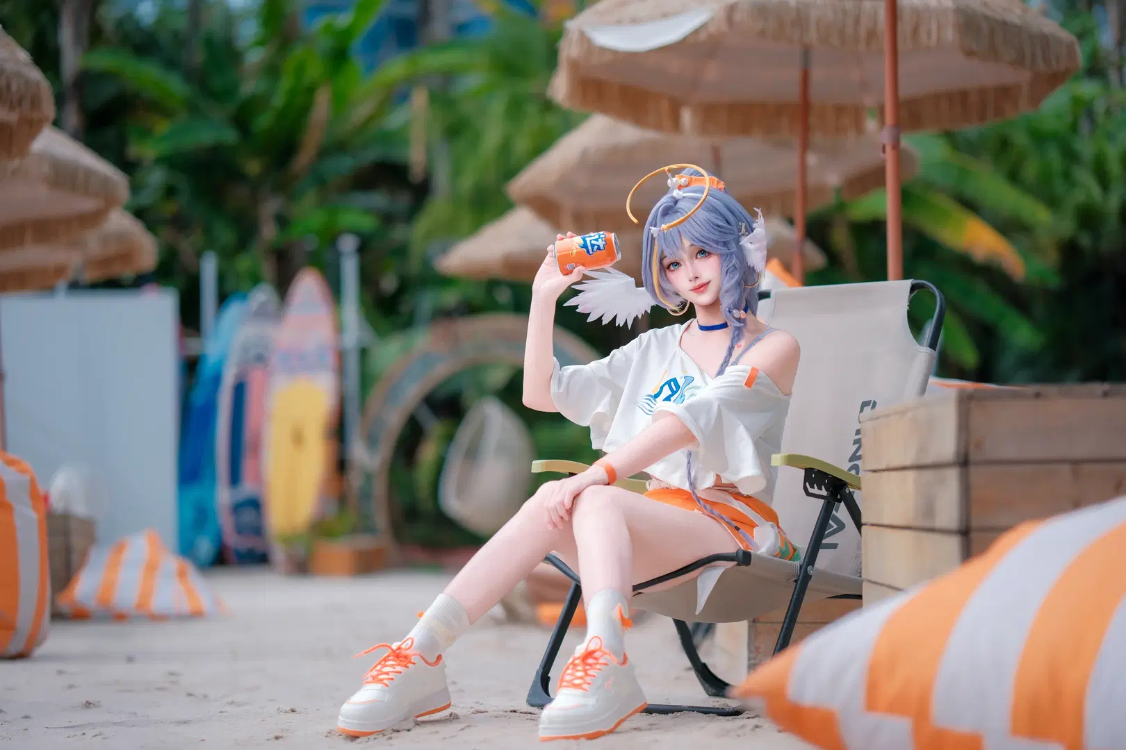 【知更鸟cos】崩坏星穹铁道夏日海滩的芬达时光