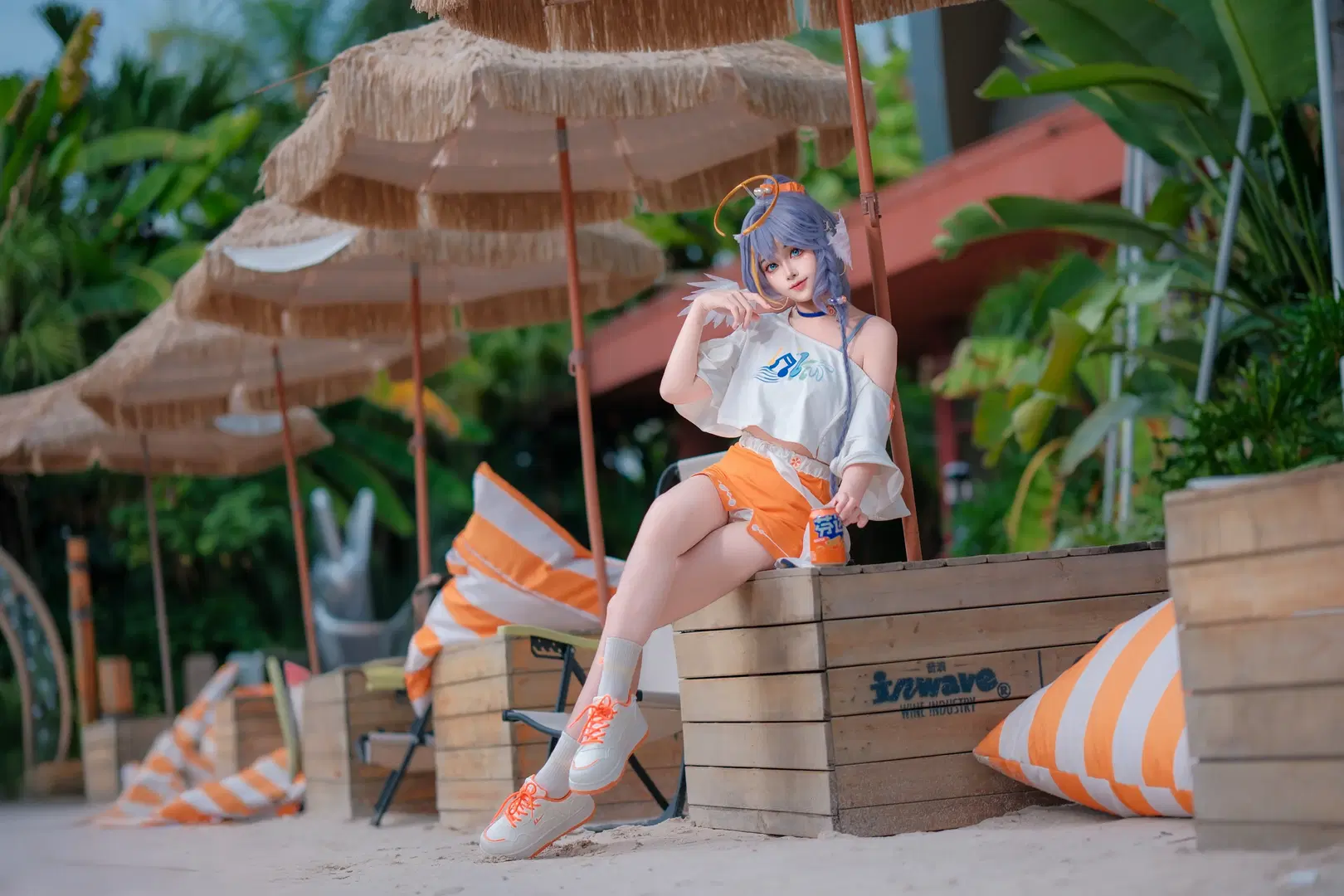 【知更鸟cos】崩坏星穹铁道夏日海滩的芬达时光 - 符吕子 - 第3张
