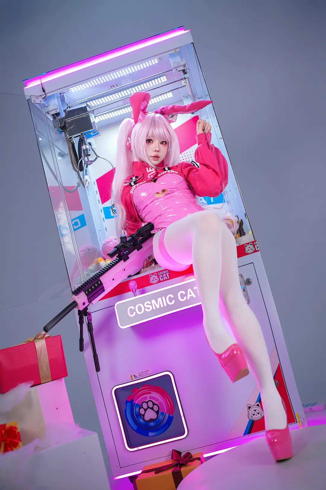 【胜利女神爱丽丝cos】粉黑机能风的甜酷视觉体验 - Barricade - 第2张