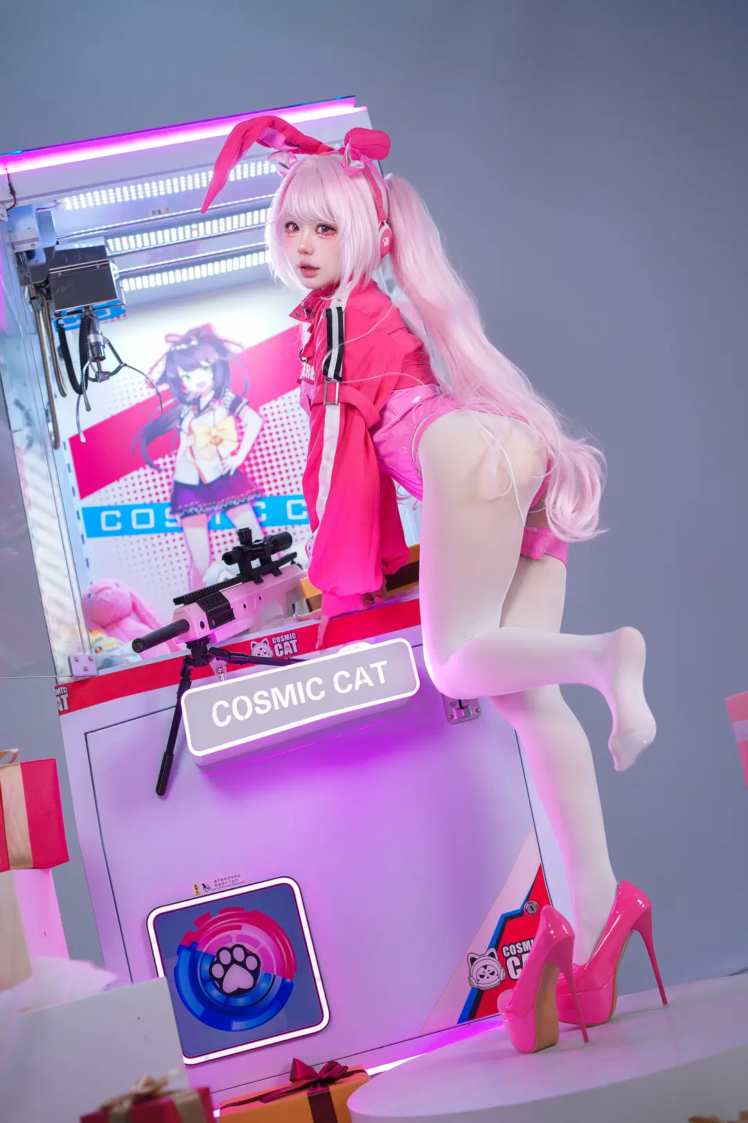 【胜利女神爱丽丝cos】粉黑机能风的甜酷视觉体验 - Barricade - 第5张
