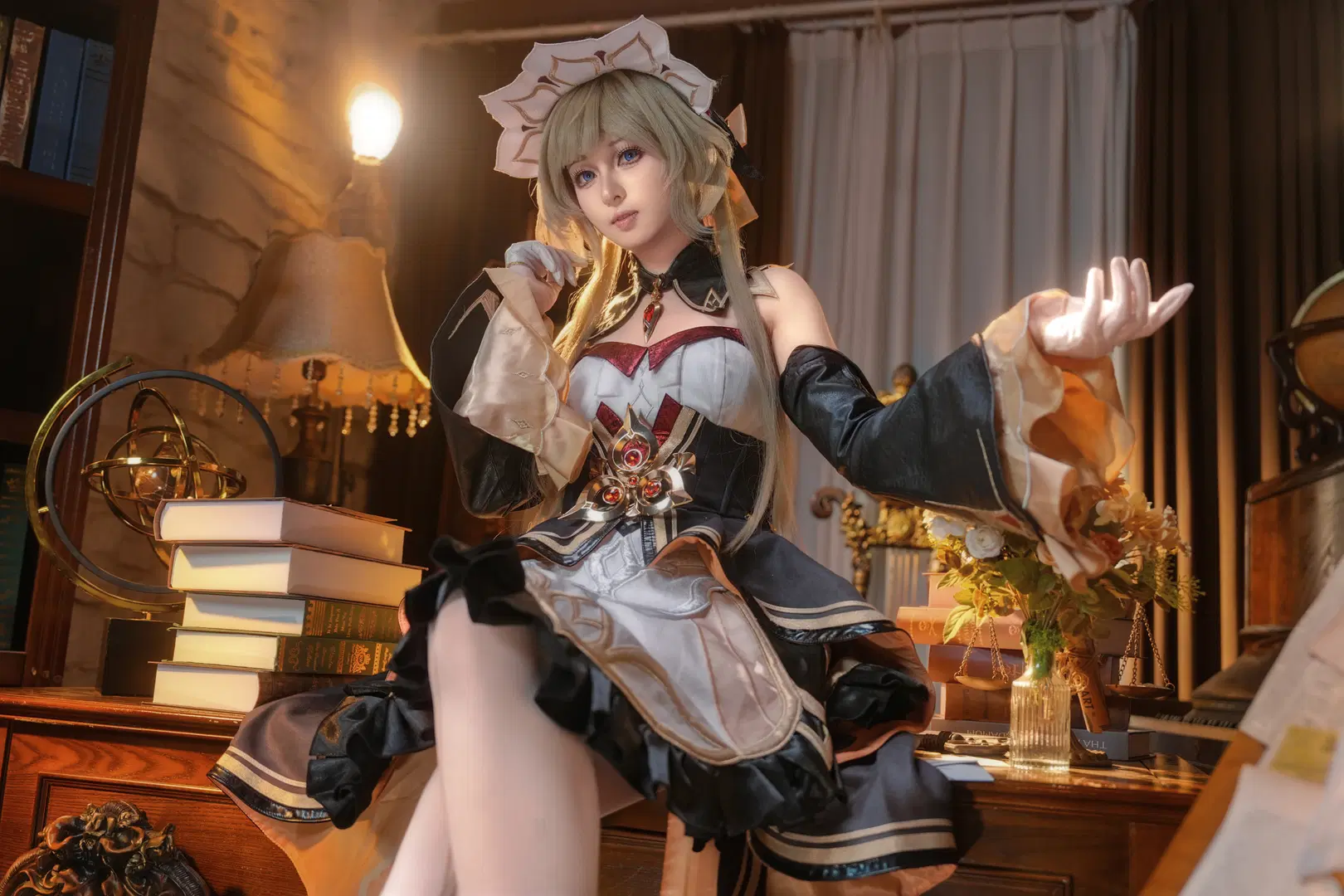 桑多涅cos, 原神, 木偶, cosplay, 白丝