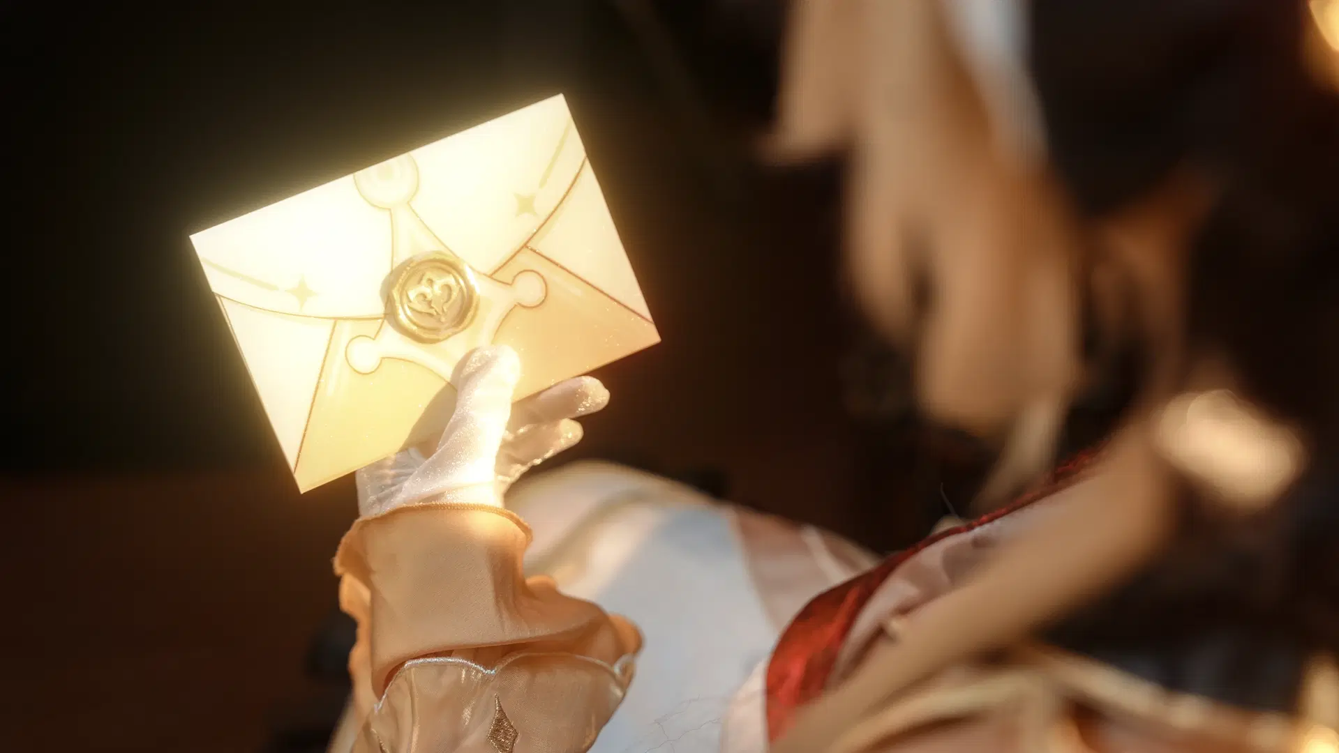 [Sandrone Cosplay] Genshin Impact Puppet: A Vintage Study and Glowing Missives by 奈萧- - Image 9
