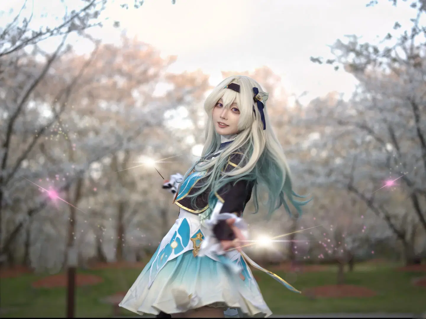 【流萤cos】星穹铁道樱花季的光影记录
