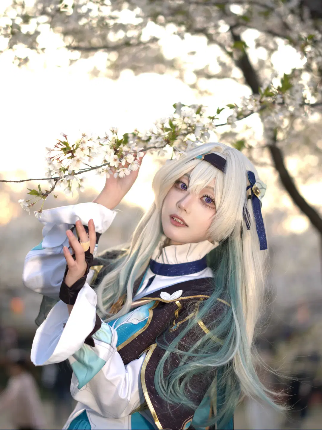 【流萤cos】星穹铁道樱花季的光影记录 - Lenska - 第2张