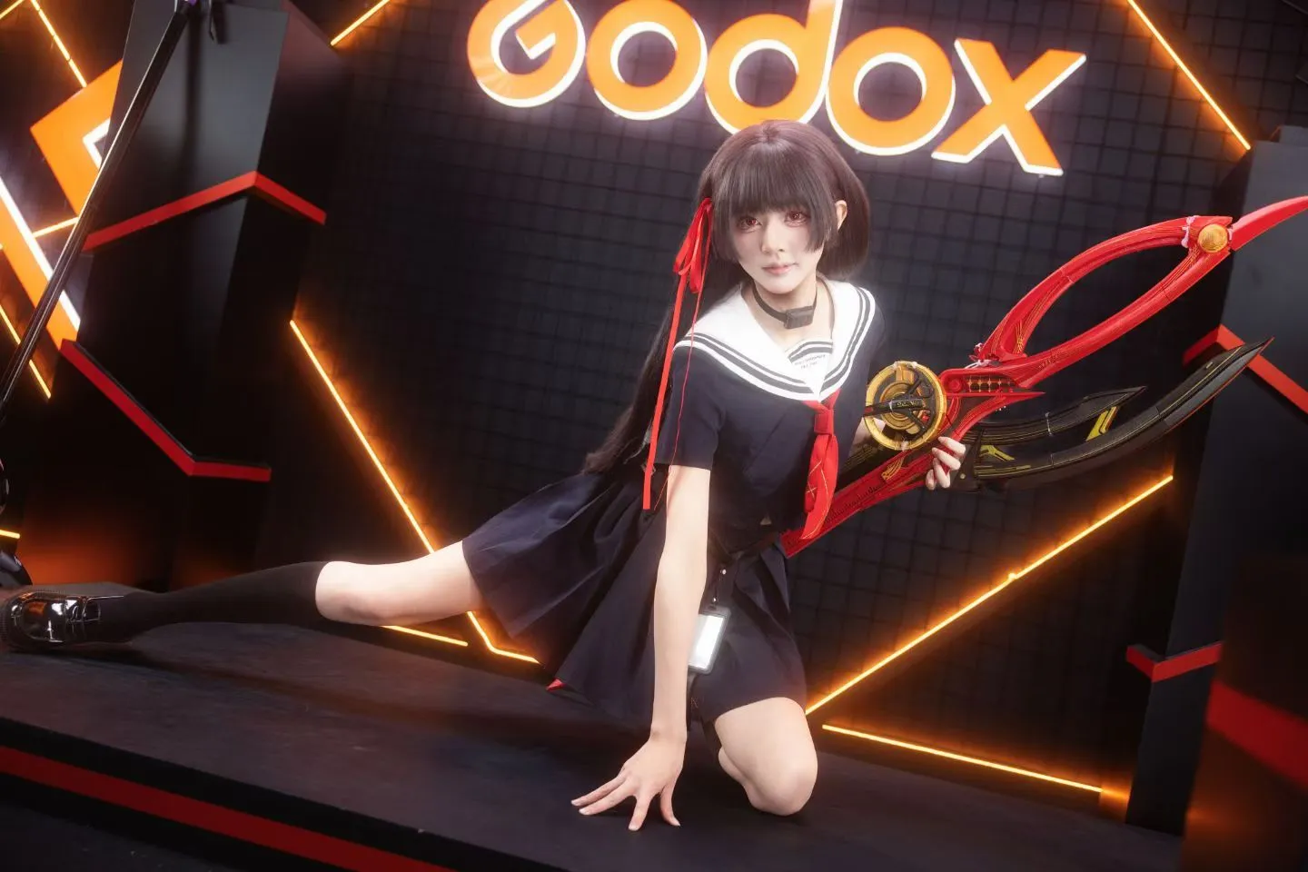 鸣潮cos 水手服与重型武器的BW漫展返图 - 小羊不困（无限限流版，求关注求点赞） - 第5张