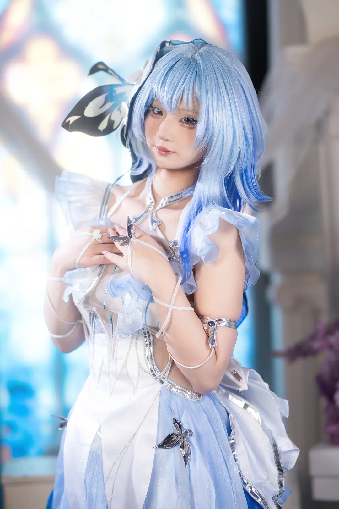 【守岸人cos】鳴潮清冷感拉滿的藍色幻夢 - 小羊不困（无限限流版，求关注求点赞） - 第3張